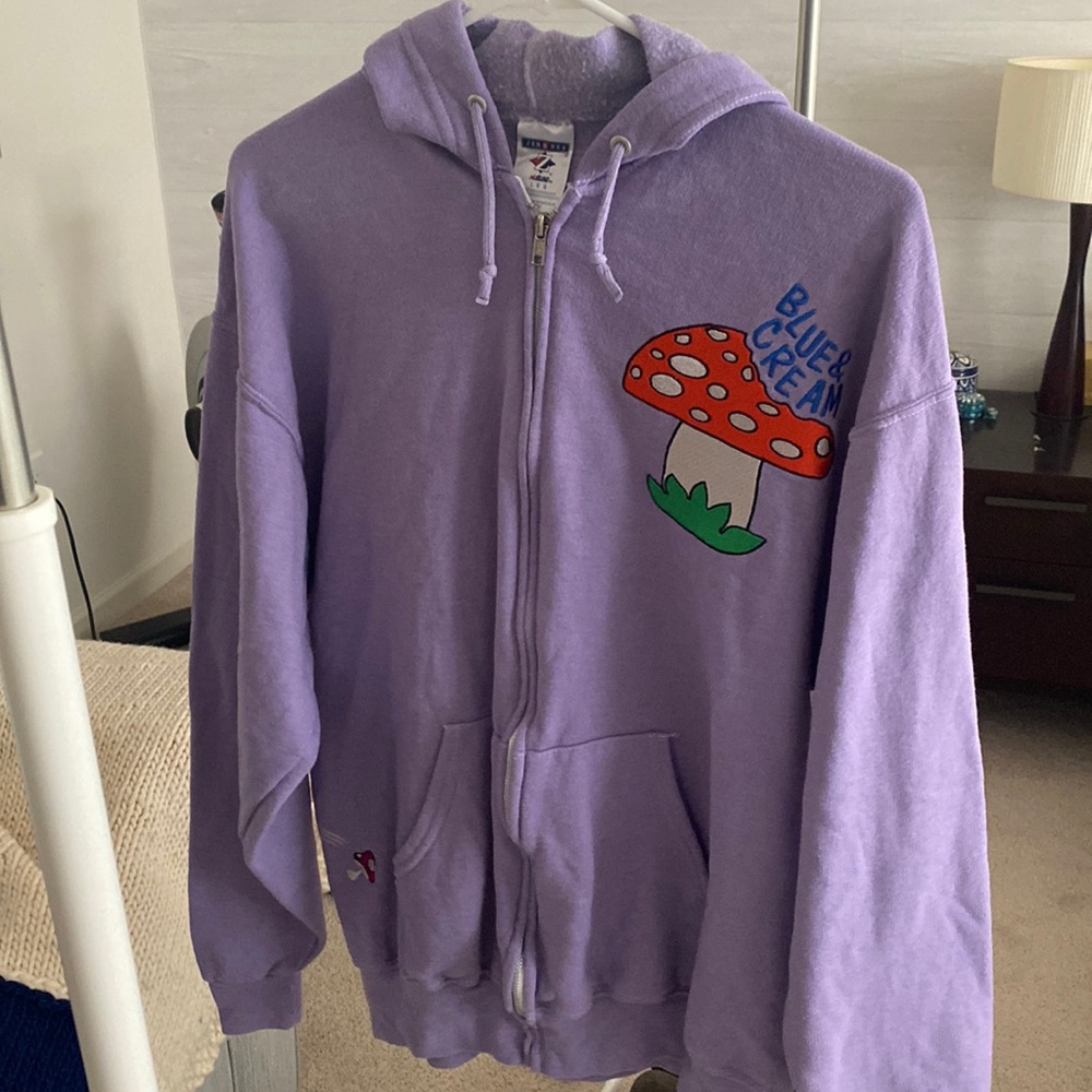 Blue and Cream hoodie